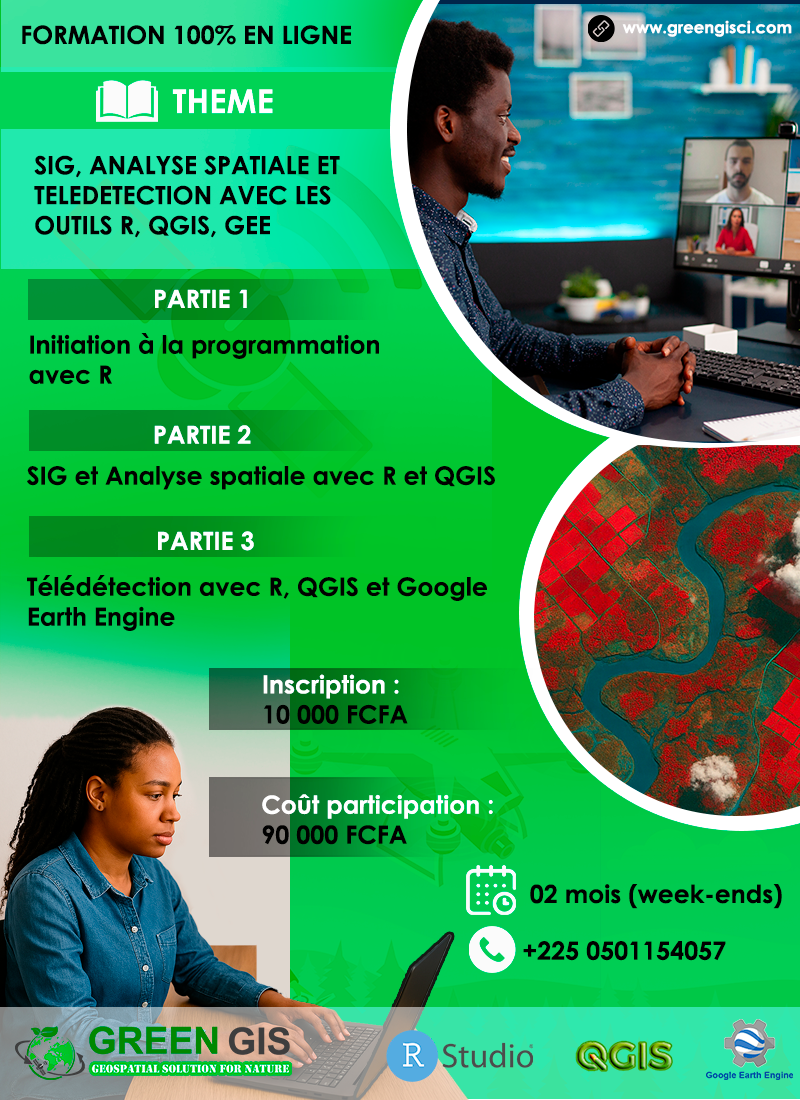 AperÃ§u des formations GREEN GIS